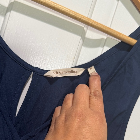 Soft Surroundings Elegant Blue Maxi Dress - Picture 2 of 5